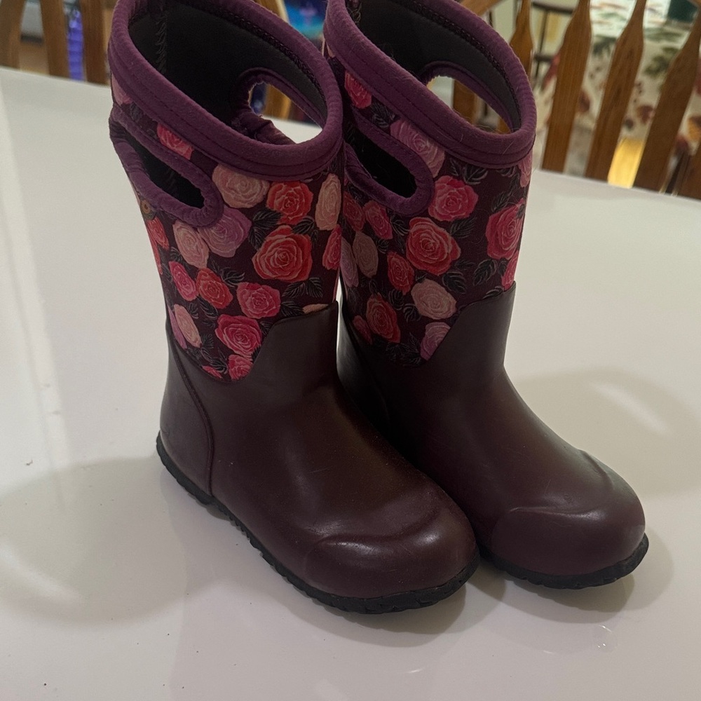 Bogs Floral Patterned Kids' Boots
